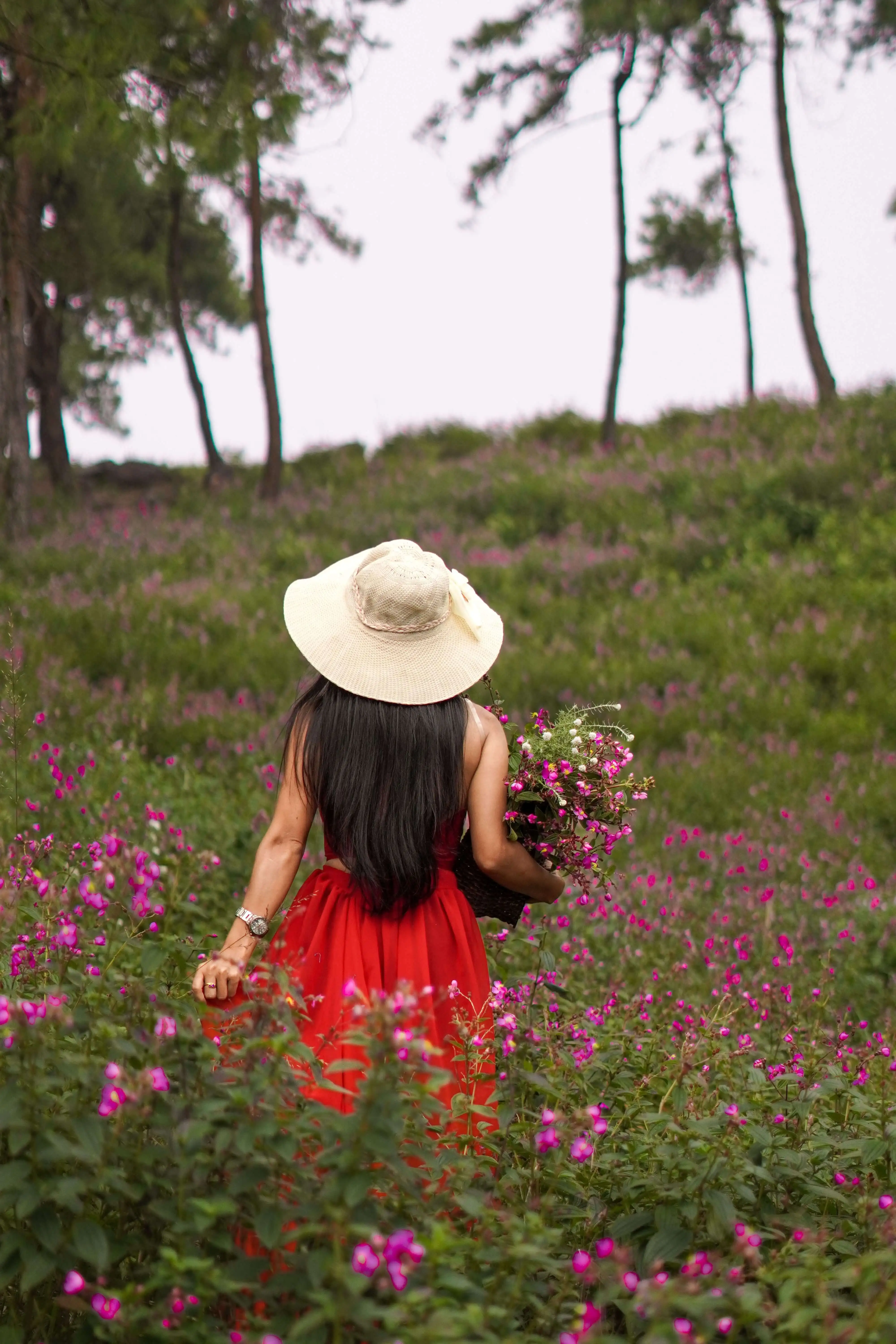 Little girl celebrating with a flower crown at a birthday party
